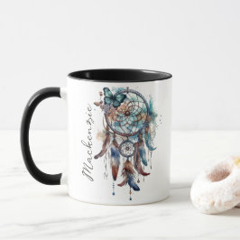 Watercolor Boho Dreamcatcher Tasse