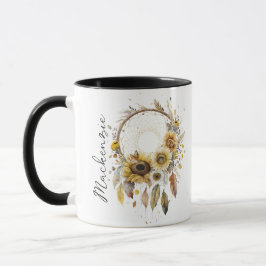 Watercolor Boho Dreamcatcher Tasse