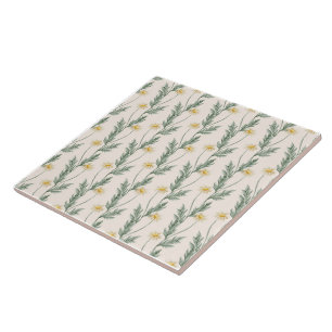 Watercolor Boho Floral Pattern Fliese