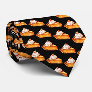 Watercolor Boho Pumpkin Pie Muster Krawatte