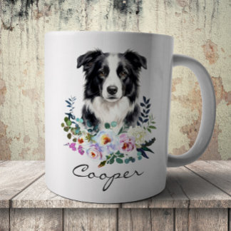 Watercolor Border Collie Kaffeetasse