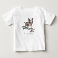 Watercolor Boston Terrier T - Shirt