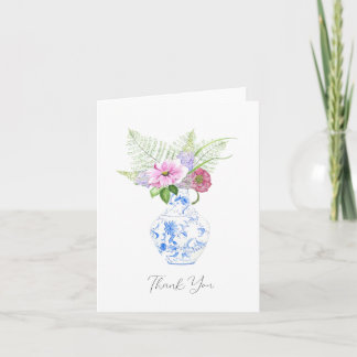 Watercolor Botanical Thank You Card Dankeskarte