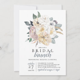 Watercolor Bridal Brunch Bouquet Einladung