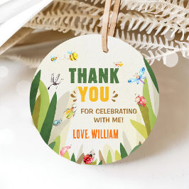 Watercolor Bug Insect Boy Birthday Geschenkanhänger