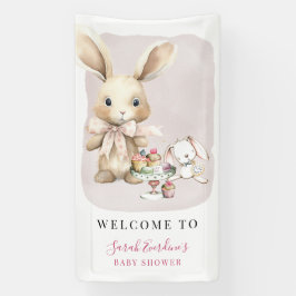 Watercolor Bunny Baby Showbanner Banner