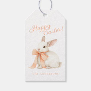 Watercolor Bunny Oster Geschenkanhänger