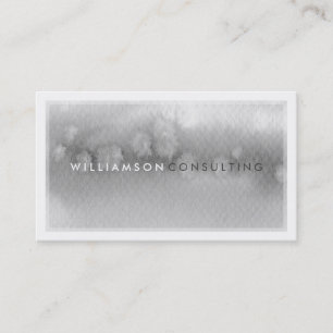 WATERCOLOR BUSINESS CARD :: Modernes, trendiges Gr Visitenkarte