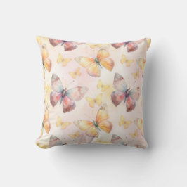 Watercolor Butterfly Whimsy Kissen