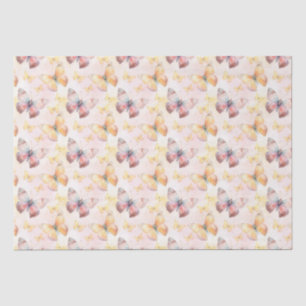 Watercolor Butterfly Whimsy Seidenpapier