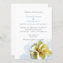 Watercolor calla lilies Floral Einladungen