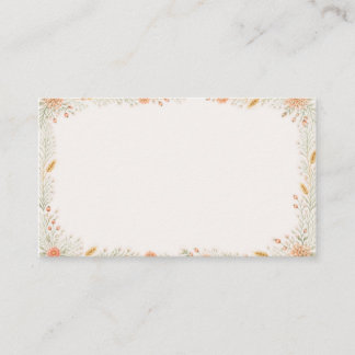 Watercolor Camellia Wedding Enclosure Card Begleitkarte