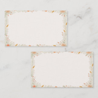 Watercolor Camellia Wedding Place Card Platzkarte
