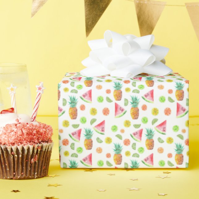 Watercolor Candied Geschenkpapier (Geburtstagsparty)
