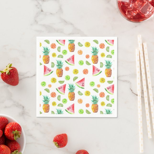 Watercolor Candied Serviette (Beispiel)
