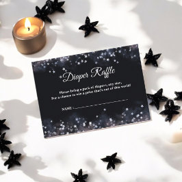 Watercolor Celestial Boy Baby Dusche Begleitkarte