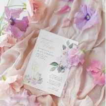 Watercolor Champagne & Floral Bridal Brunch Bubbly