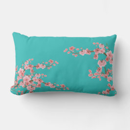 Watercolor Cherry Blossoms Lendenkissen
