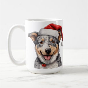 WATERCOLOR CHRISTMAS AUSTRALISCHER KATZHUND KAFFEETASSE