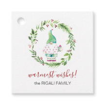 Watercolor Christmas Gnome