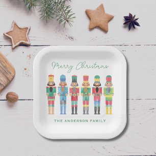 WATERCOLOR CHRISTMAS NUTCRACKERS PAPPTELLER