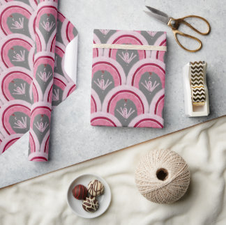Watercolor Classic Pink Hand-drawn Geschenkpapier