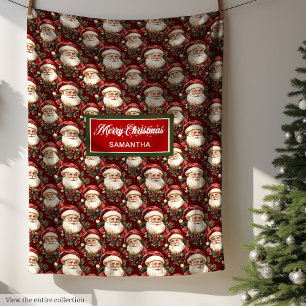 Watercolor Classic Weihnachtsgeschenk des Weihnach Fleecedecke
