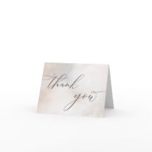 Watercolor Cloud 9 Bridal Shower Thank You 