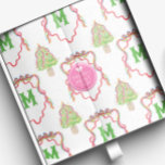 Watercolor Confetti Christmas Trees Monogram Wappe Seidenpapier<br><div class="desc">PreppyPrint.com - Feiern Sie Weihnachten im Stil! Fügen Sie Ihre personalisierte Touch hinzu. Übertragen Sie dieses Design auch auf die Produkte Ihrer Wahl! Bitte besuchen Sie meinen Designer-Shop,  PreppyPrint.com,  um die Dinge zu koordinieren.</div>
