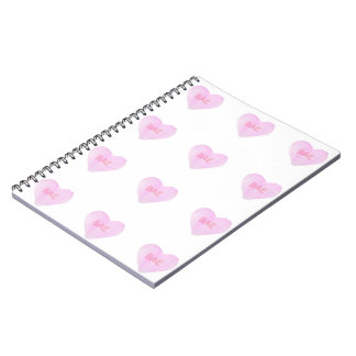 Watercolor Convo Heartz Bae Notebook Notizblock