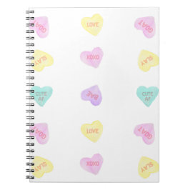 Watercolor Convo Heartz Slang Notebook Notizblock