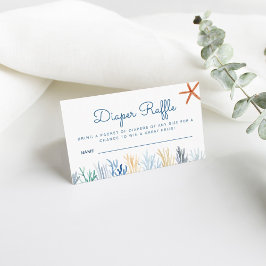 Watercolor Coral Baby Shower Windschutzscheibe Umh Begleitkarte