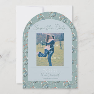 Watercolor Crab Wedding Save the Date Einladung