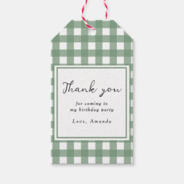 Watercolor Crocodile 1. Geburtstag Vielen Dank Geschenkanhänger