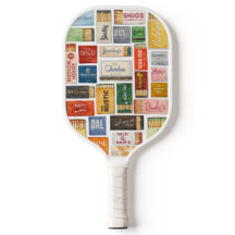 Watercolor Dallas Matchbook Pickleball-Schläger