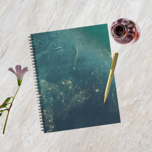 Watercolor Deep Ocean Notebook Notizbuch