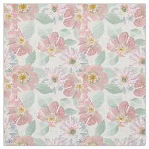 Watercolor delikate Blume. Stoff