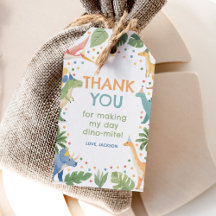 Watercolor Dinosaurier Geburtstagsparty