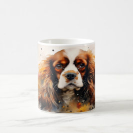 Watercolor Dog Mug Wrap Verwandlungstasse
