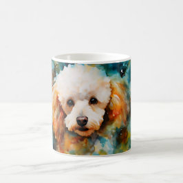 Watercolor Dog Mug Wrap Verwandlungstasse