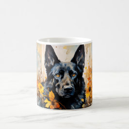 Watercolor Dog Mug Wrap Verwandlungstasse