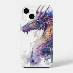 Watercolor-Drache iPhone-Hülle iPhone 14 Hülle