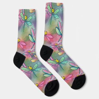 Watercolor Dragonfly Socken