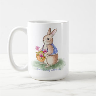 Watercolor Easter Bunny Kaffeetasse