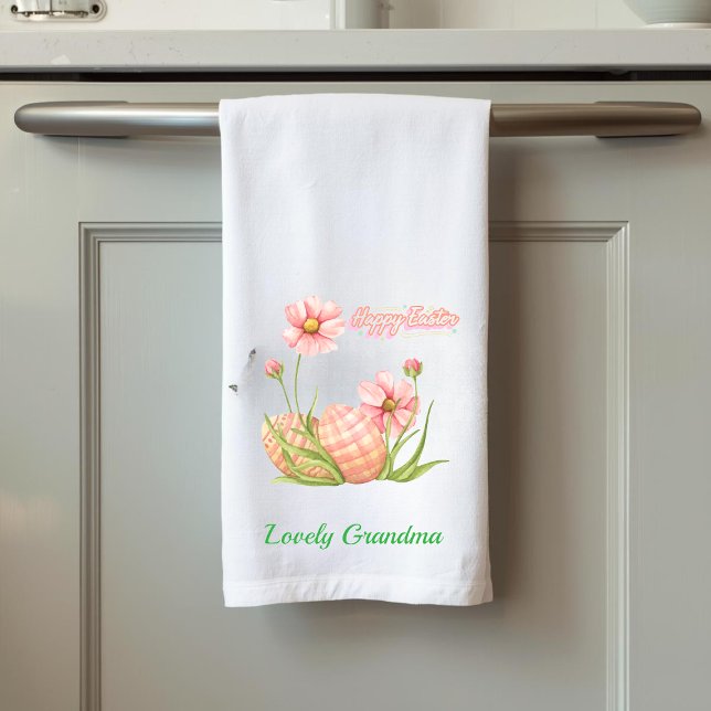 Watercolor Easter Egg Personalized Kitchen Towels Geschirrtuch (Von Creator hochgeladen)