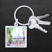 Watercolor Eiffel Tower Paris