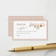 Watercolor Ein kleiner Kürbis Babyparty-Windel-Raf