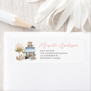 Watercolor Elegant boonjoor bebe Babyparty