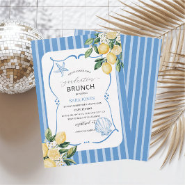 Watercolor Elegant Wildflowers graduatioInvitation Einladung