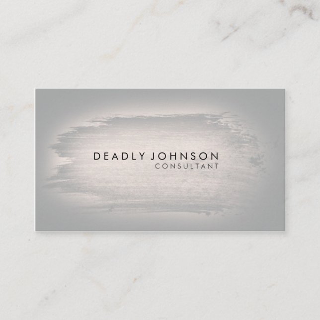 Watercolor-elegantes einfaches visitenkarte (Vorderseite)